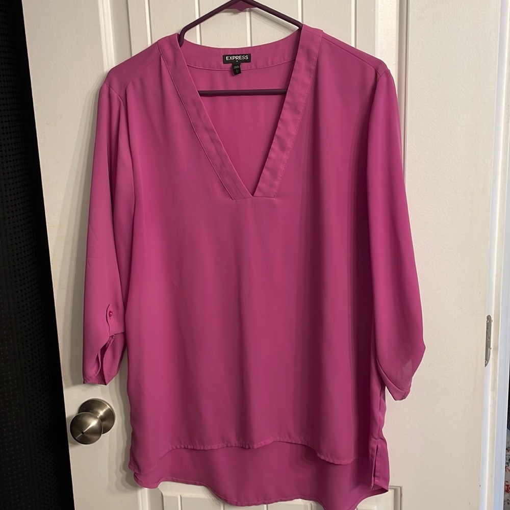 Express purple blouse